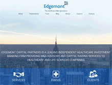Tablet Screenshot of edgemontcapital.com